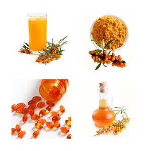 Organic Wild Sea Buckthorn Puree 100% Natural NFC Seabuckthorn Fruit Pulp Aseptic Frozen for Beverage and Food Industry