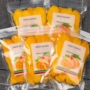 Original Flavor Dried Mango with No Sugar or Additives Naturally Sweet and Sour Dried Fruit