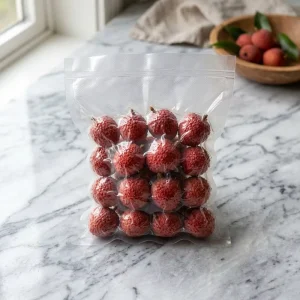 PA Nylon Recyclable Vacuum Sealer Bags High for Food Grade Plastic Pouches with Embossing for Meat Fruit Snack Packaging
