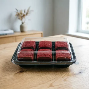 PET Transparent Food Cake Bread Dessert Container Plastic Cake Packaging Box