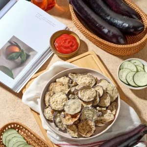 Party Office Travel Friendly Picnic Camping Snacks Seaweed Flavor Eggplant Crisps for Most Occasions