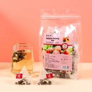 Peach Oolong Tea with Dried Fruits Cold Brew Tea Bags 10 Bags Over 12 Months Shelf Life Health Boosting Tea