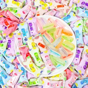 Pencil Fruit Candies Fruit flavored Hard Candies 1 Bag Mango Apple Grape White Peach Strawberry Blueberry Fun Casual Snacks