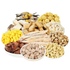Pet Freeze Dried Snacks Meat Vegetables Fruits Fish and Shrimp Cubes Pet Treats Custom Branding