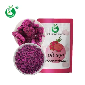 Pincredit Factory Price Bulk 10KG Box Organic Red Freeze Dried Pitaya FD Dragon Fruit Chips