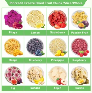 Pincredit Natural Superfood Fruits Vegetables Freeze Dried Whole and Powder