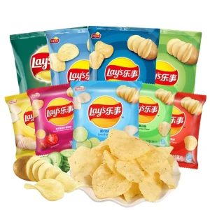Potato Chips 40g Exotic Snacks Hard Texture Salted Taste Fried Processing Packaged in Bags