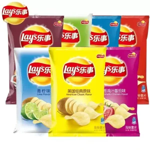 Potato Chips 70g*22 Bags Super Large Pack Fried Vacuum Pack Low Salt Original Barbecue Cucumber Children’s Snack Gift Box