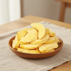 Premium 100% Natural Freeze Dried Mango Chips Sweet Taste Fruit Snacks No Added Sugar Packaged in Bag