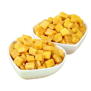 Premium Dried Mango Cubes Vacuum Pack 500g No Added Preservatives Natural Sweetness Ready to Eat for Snacks Baking Cereal