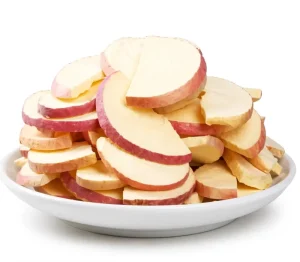 Premium Freeze Dried Apple Slices Bulk Natural Healthy Fruit Snacks No Added Sugar Crispy Dehydrated Apple for Baking