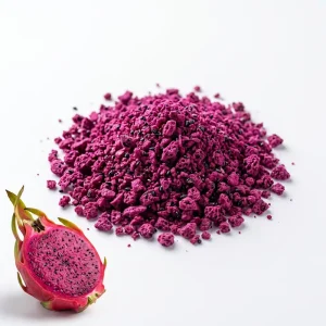 Premium Freeze Dried Dragon Fruit Granules for Beverages Candy & Healthy Snacks