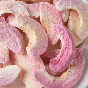 Premium Freeze Dried Peaches Sweet Fruit Snacks Vegetables Semi Soft Natural Bag Packaging Supplier