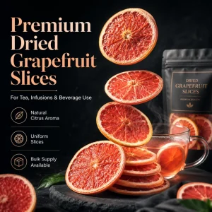 Premium Fresh Red Grapefruit Air Dried Natural Fruit Tea Ingredients Export Standard No Preservatives Dried Grapefruit Slices