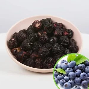 Premium Fruit Products FD Blueberry Whole Fruit Sweet Freeze Dried Halal Snack No Sugar Added Private Label Low MOQ
