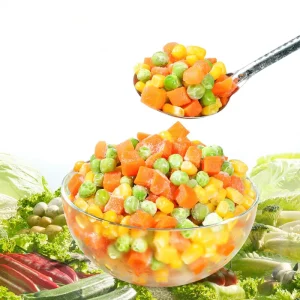 Premium IQF Frozen Mixed Vegetables 4 Way Mix in Bag BRC HACCP Certified Bulk Veggie Blend Factory Direct Export Price