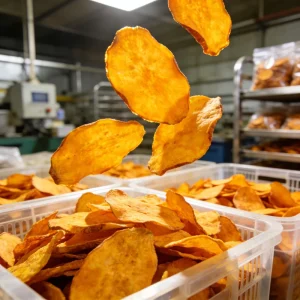 Premium Low Oil Fried Sweet Potato Slices Healthy Food with Diverse Flavors Export