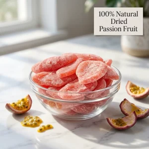 Premium Organic Dried Passion Fruit Slices Premium Grade 100% Natural No Added Sugar Tropical Sweet Sour Snack