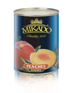 Premium Sweet Peach Syrup Preserved in Tins Canned Fruit Mass Supply with Water & Sugar Ready to Eat