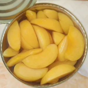 Premium Yellow Peach Canned Fruit Naturally Sweet Succulent Tropical Preserved with Water Syrup