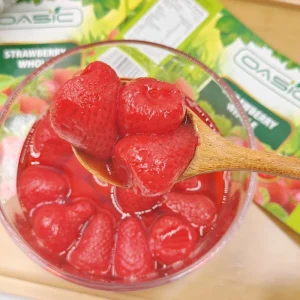 Preserved Fresh Material Canned Strawberry with Buyer Brand