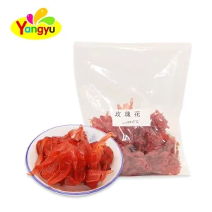 Preserved Rose Flowers Sweet Candied Rose Petals Edible Dried Flower for Baking and Cake Decoration