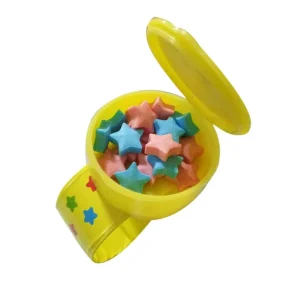 Press Candy in Star Shape Tablet Candy Toy Fruity Flavor Box Packaging Acid Ingredients Glucose 15g