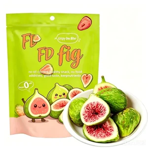 Private Label FD Fig Snacks Gift Packing Free Design Verified Supplier Crunchy Sweet Dried Fruit 50g Block Shape Hahal Snack
