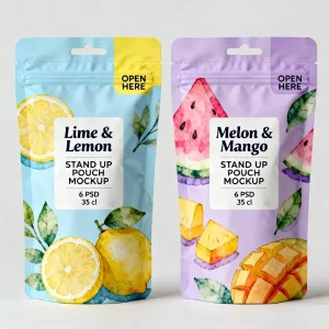 Private Label Food Grade Dried Fruit Plastic Bags Custom Packaging Stand up Pouch Ziplock Bag for Gummy Candy OEM Factory
