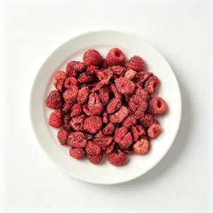 Private Label Premium Organic Freeze Dried Raspberry Whole Berries Anthocyanin Rich FD Fruit for Healthy Tea & Snack