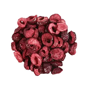Professional Freeze Dried Cherry Sweet Sour Preserved Snack Bulk Instant Fruit FD Cherry Preserved Water