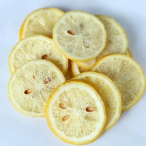 Professional Manufacturer Healthy Freeze Dried Fruit Freeze Dried Lemon Slice for Tea