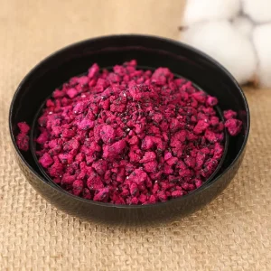 Professional Manufacturer High Quality Dried Dragon Fruit Pellets Pure Natural Organic Freeze dried Fruits and Vegetables Fruits