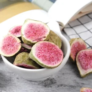Pure Crisp Freeze Dried Fruit Fig Bulk Air Dry Fig Slices Dried Fruit