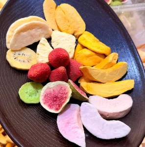 Pure Freeze Dried Sweet Mixed Fruit Crisps Semi Soft Texture Snack Bulk 2.5kg Bag 5kg Ctn BRC Halal Kosher OEM Available