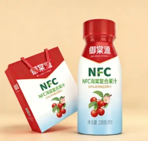 Pure Fruit Puree Flavored Apple Begonia Fruit Juice 100% Purity Zero Pigments Packaged in Bottle and Box