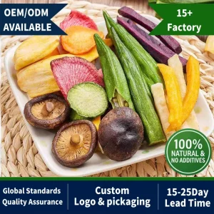 Pure Natural FD Fruit for Baby Food Custom Private Label FD Snacks BRC Audited Bulk Supplier Dried Vegetables Dried Fruit