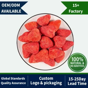 Pure Natural FD Fruit for Baby Food Freeze Dried Strawberries Dried Vegetables Dried Fruit BRC Audited Bulk Supplier