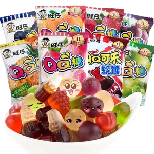 QQ Gummy Candy 20g Multi flavor Fruit Fudge for Kids