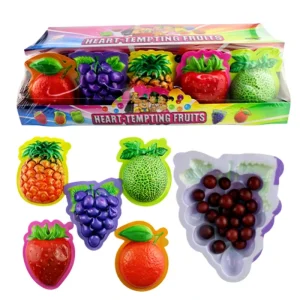 Quality OEM Fruit Shape Fruity Chewy Candy Bean Hard Candy