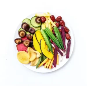 Ready to Eat Freeze Dried Sliced Mushrooms Mixed Fruit Vegetable Snacks Sweet Crispy ISO Certified Bulk Packaged Dried Fruit
