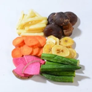 Ready to Eat Mixed Assorted Fruit and Vegetable Crisps Dried Okra and Other Vegetables Salty Taste Fried Snacks Mixed Pack