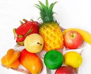 S0173 Home Kitchen Party Supermarket Decor Toys Lifelike Realistic Fake Apple Grape Lemon Artificial Fruits