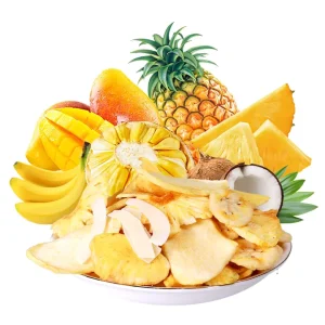 SABAVA 55g/100g Sweet Freeze Dried Mixed Fruits & Vegetables Hard Texture Ready to Eat 12 Months Shelf Life Bag