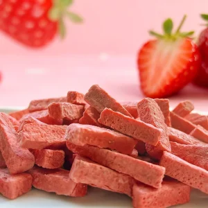 Sample Freeze Dried Fruit Strips Strawberry Mango Pitaya Healthy Kids Snack Small Trial Order
