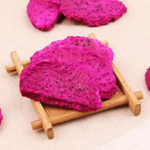 Selected Fresh Dragon Fruit is Freeze Dried at Low Temperatures to Retain Vitamin C