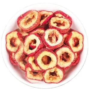 Shan Zha FD Dried Hawthorn Fruit Tea Sweet Taste 100% High Quality Bulk Vacuum Pack Water 2-3cm Hawthorn Berry Slices