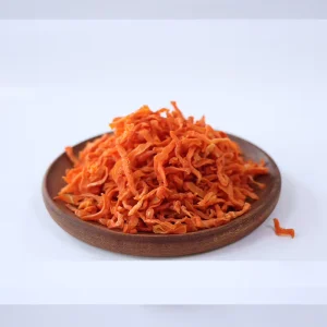 Shredded Dried Fruit Carrots AD Processed Steamed Cube Shape 3x3x30mm Bulk Pack