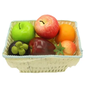 Simulated Artificial Mini Faux Fruit Vegetable Decor Plastic 8*8cm High Quality Spray Painted Wedding Arrangement for Display