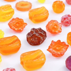 Simulated plum bayberry and apple dried fruit decorations DIY resin hanging accessories desktop ornaments